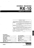 Yamaha RX-10-Service-Manual